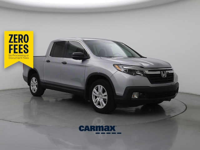 Silver 2017 Honda Ridgeline Pickup Truck Front-Wheel Drive Automatic