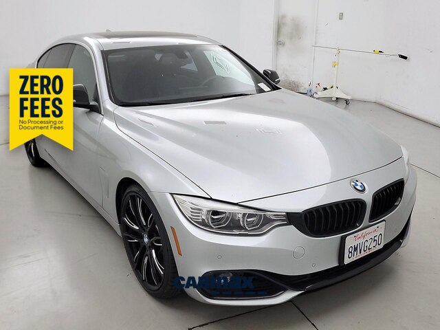 Silver 2017 BMW 4 Series Sedan Rear-Wheel Drive Automatic