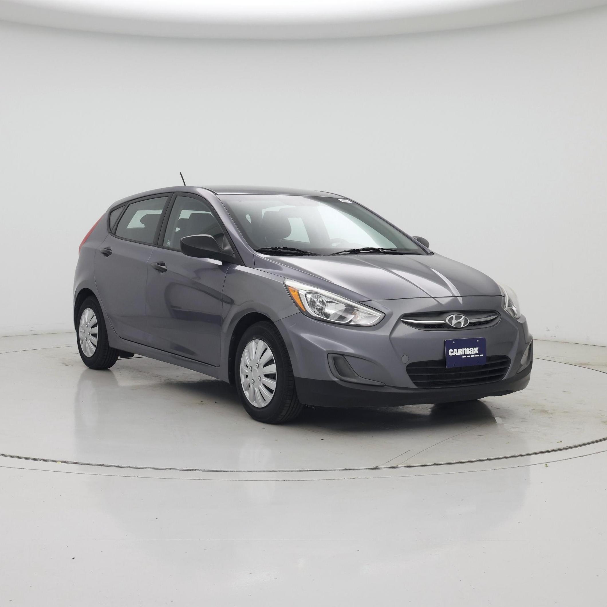 Gray 2017 Hyundai Accent Hatchback Front-Wheel Drive Automatic