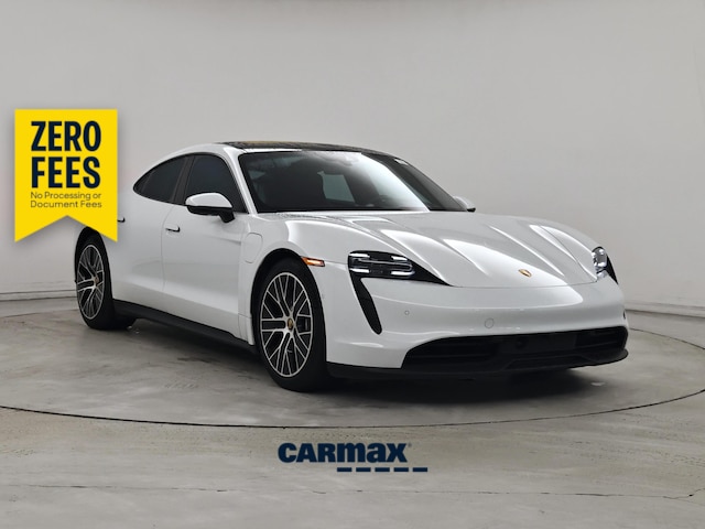 White 2022 Porsche Taycan Sedan Rear-Wheel Drive Automatic