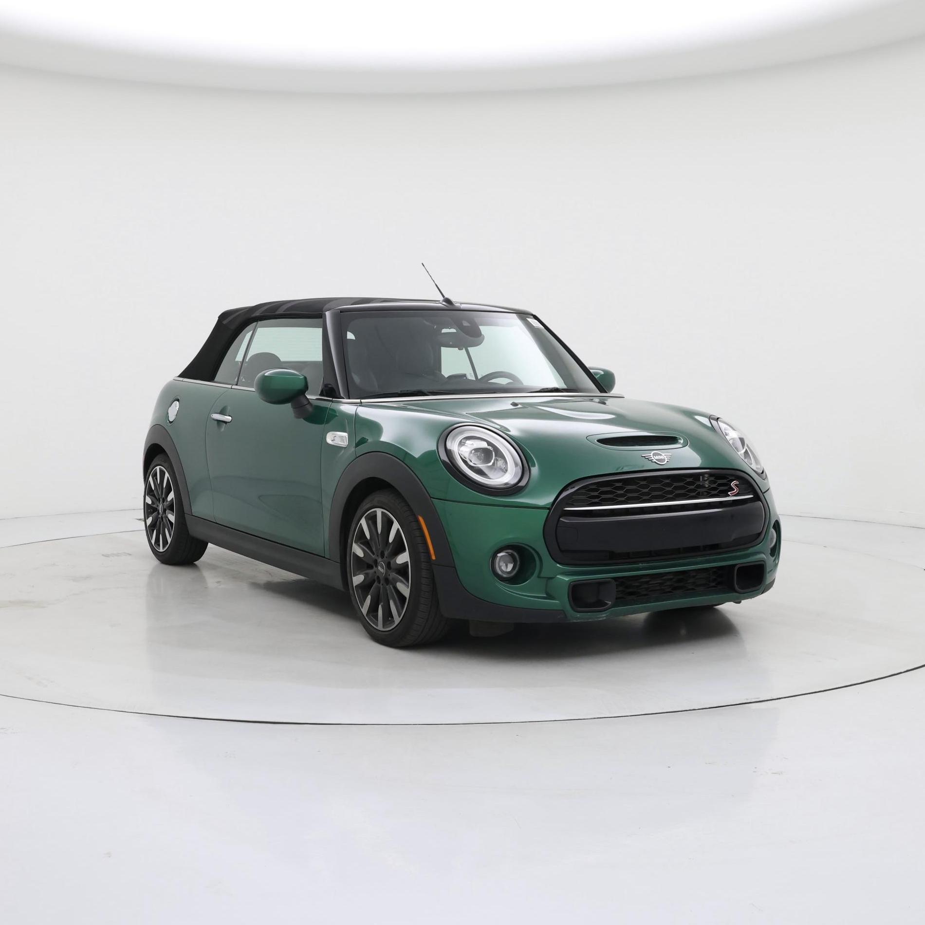 Green 2020 MINI Cooper Convertible Front-Wheel Drive Automatic
