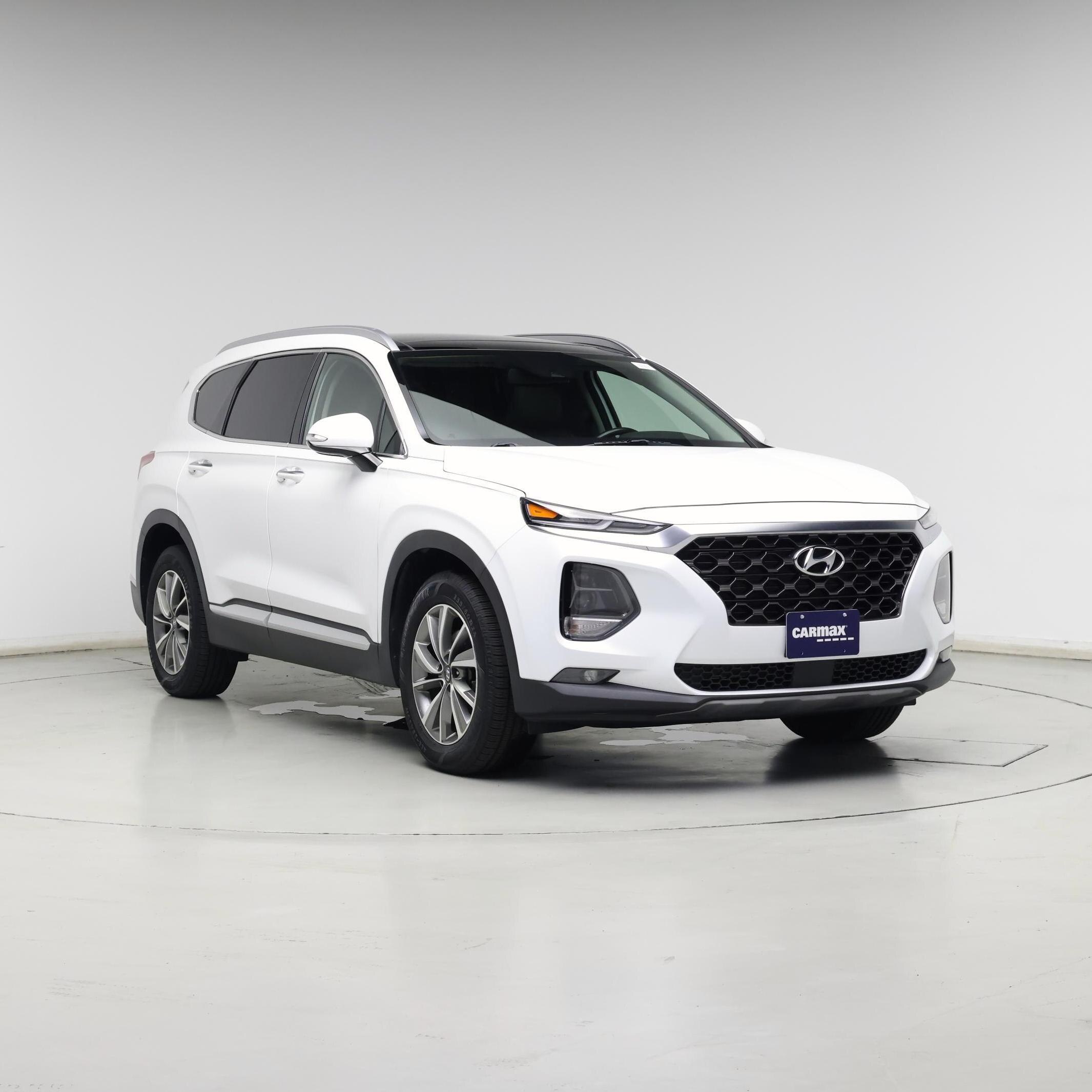 White 2020 Hyundai Santa Fe SUV / Crossover All-Wheel Drive Automatic