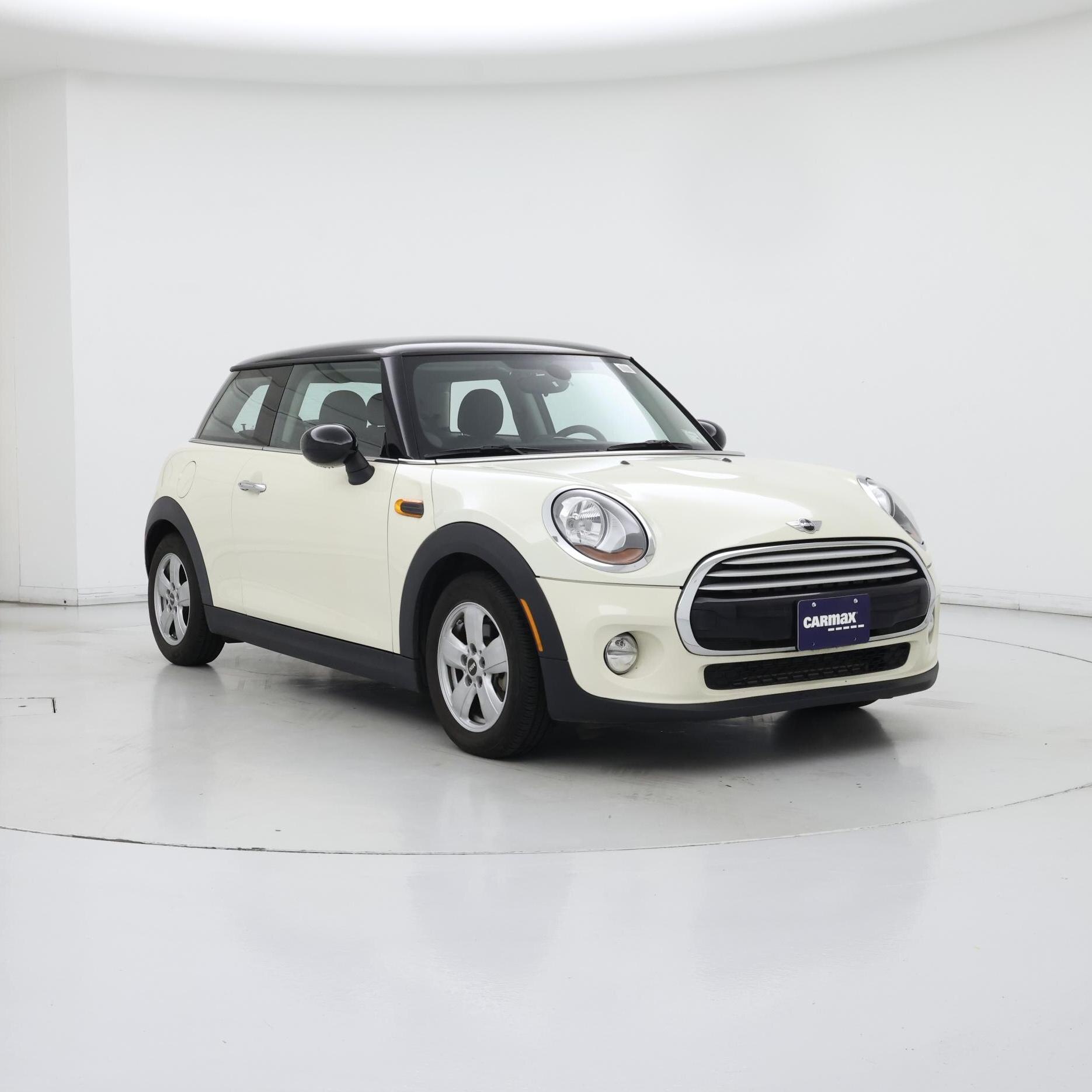 White 2015 MINI Cooper Hatchback  Automatic