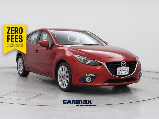 Red 2014 Mazda MAZDA3 Hatchback Front-Wheel Drive Automatic