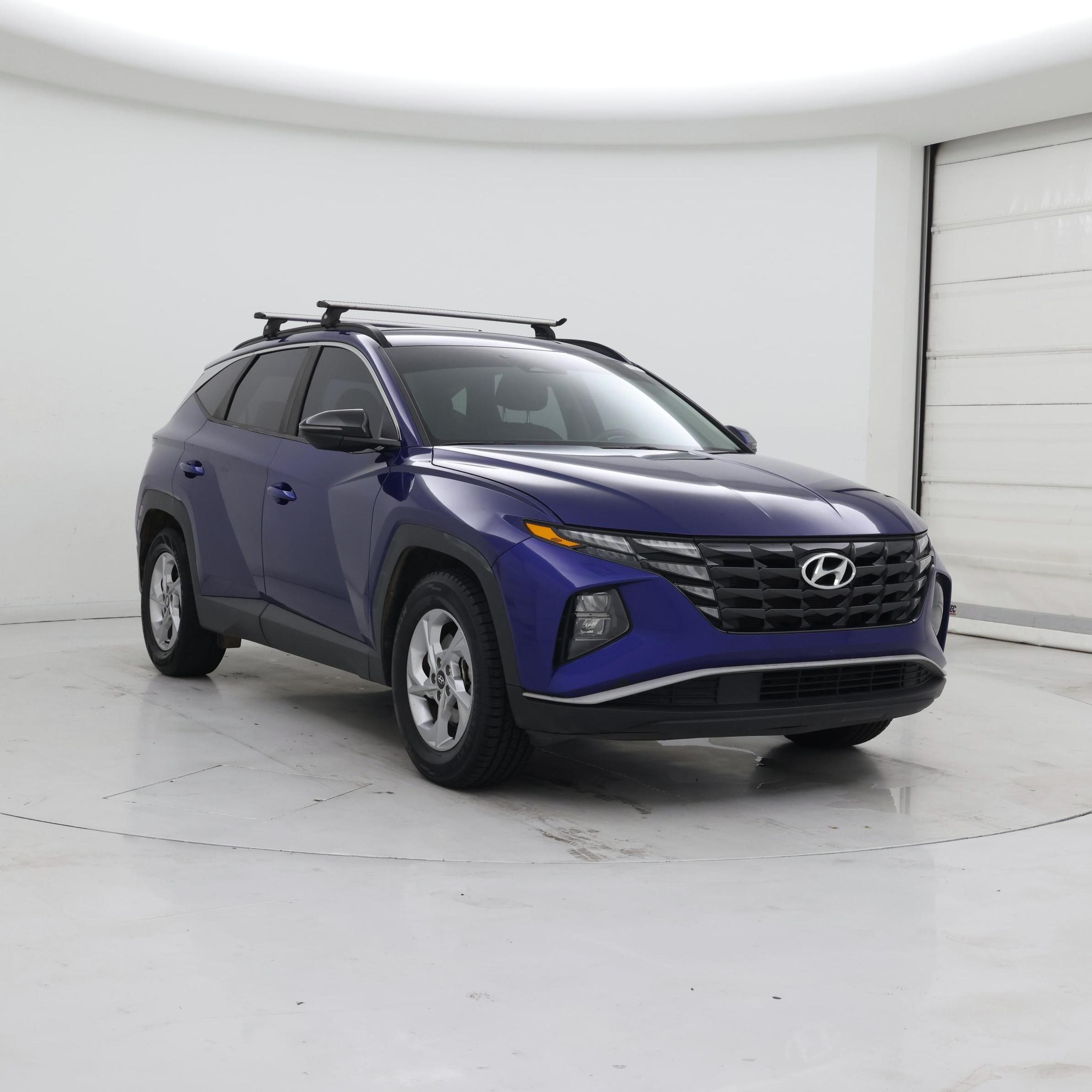 Blue 2022 Hyundai Tucson SUV / Crossover Front-Wheel Drive Automatic
