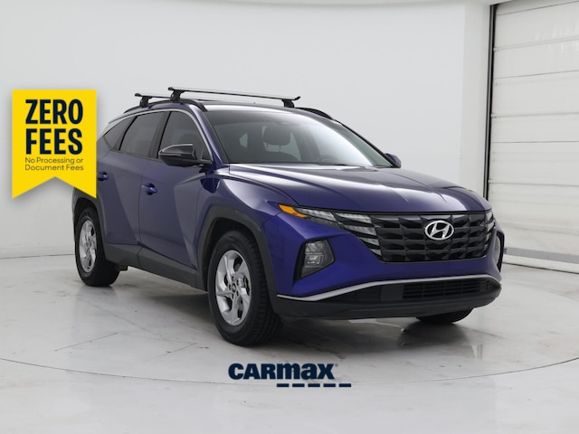 Blue 2022 Hyundai Tucson SUV / Crossover Front-Wheel Drive Automatic