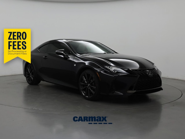 Black 2023 Lexus RC Coupe Rear-Wheel Drive Automatic