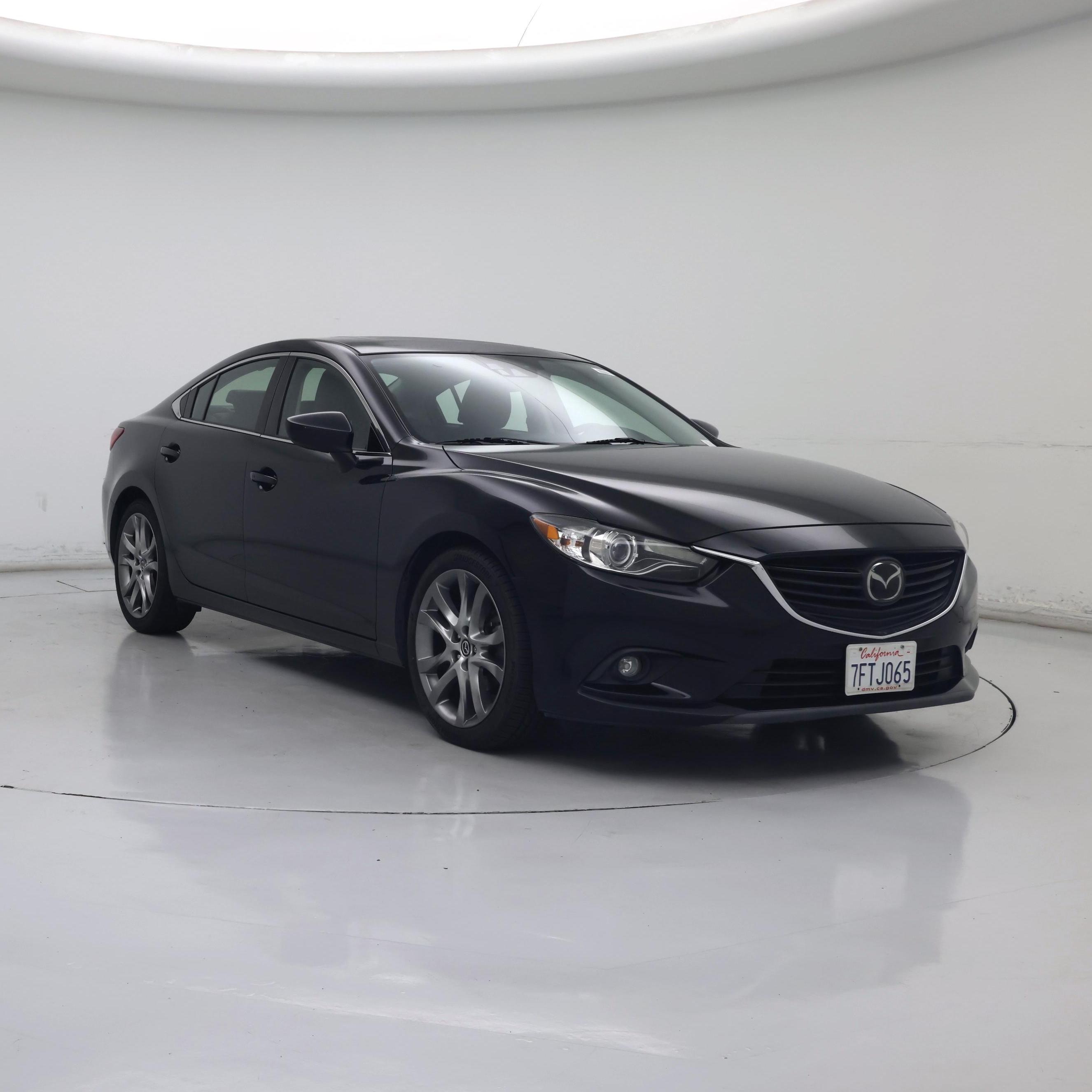 Black 2015 Mazda MAZDA6 Sedan Front-Wheel Drive Automatic