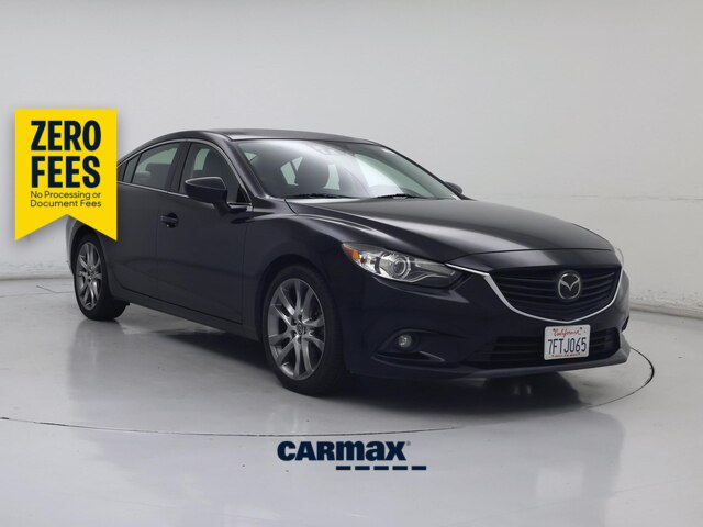 Black 2015 Mazda MAZDA6 Sedan Front-Wheel Drive Automatic
