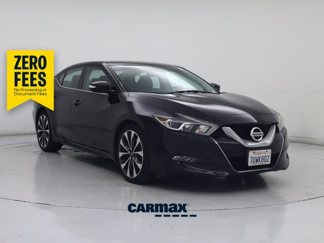 Black 2016 Nissan Maxima Sedan Front-Wheel Drive Automatic
