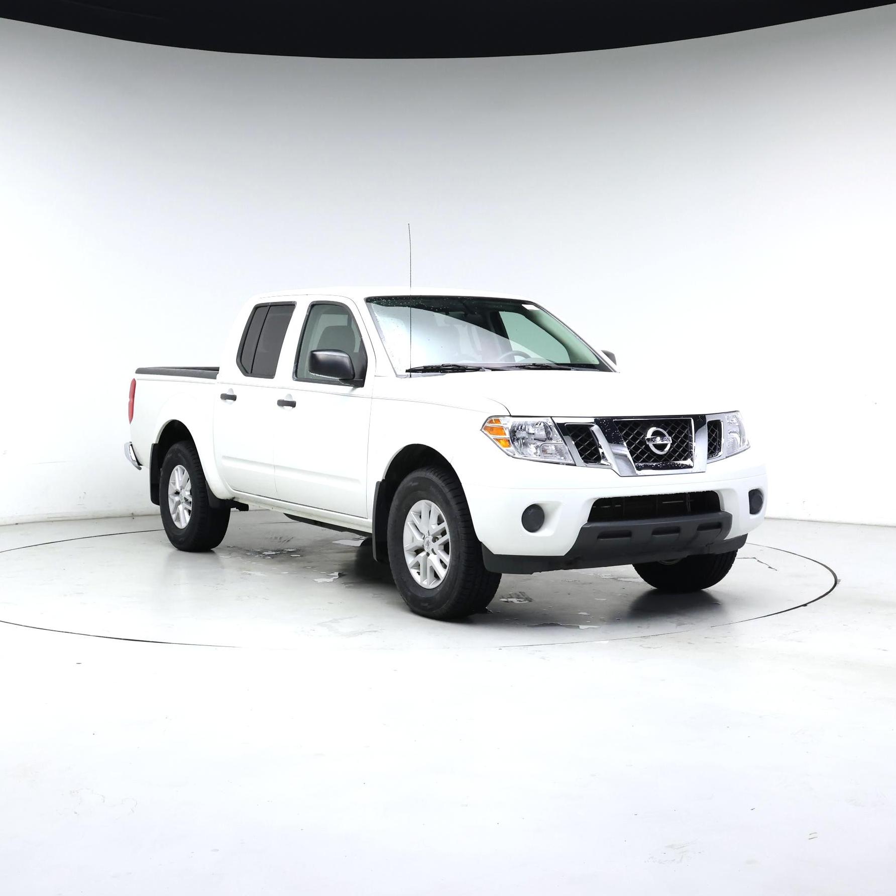 White 2019 Nissan Frontier Pickup Truck Four-Wheel Drive Automatic