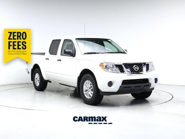 White 2019 Nissan Frontier Pickup Truck Four-Wheel Drive Automatic
