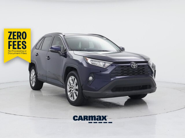 Blue 2019 Toyota RAV4 SUV / Crossover Front-Wheel Drive Automatic