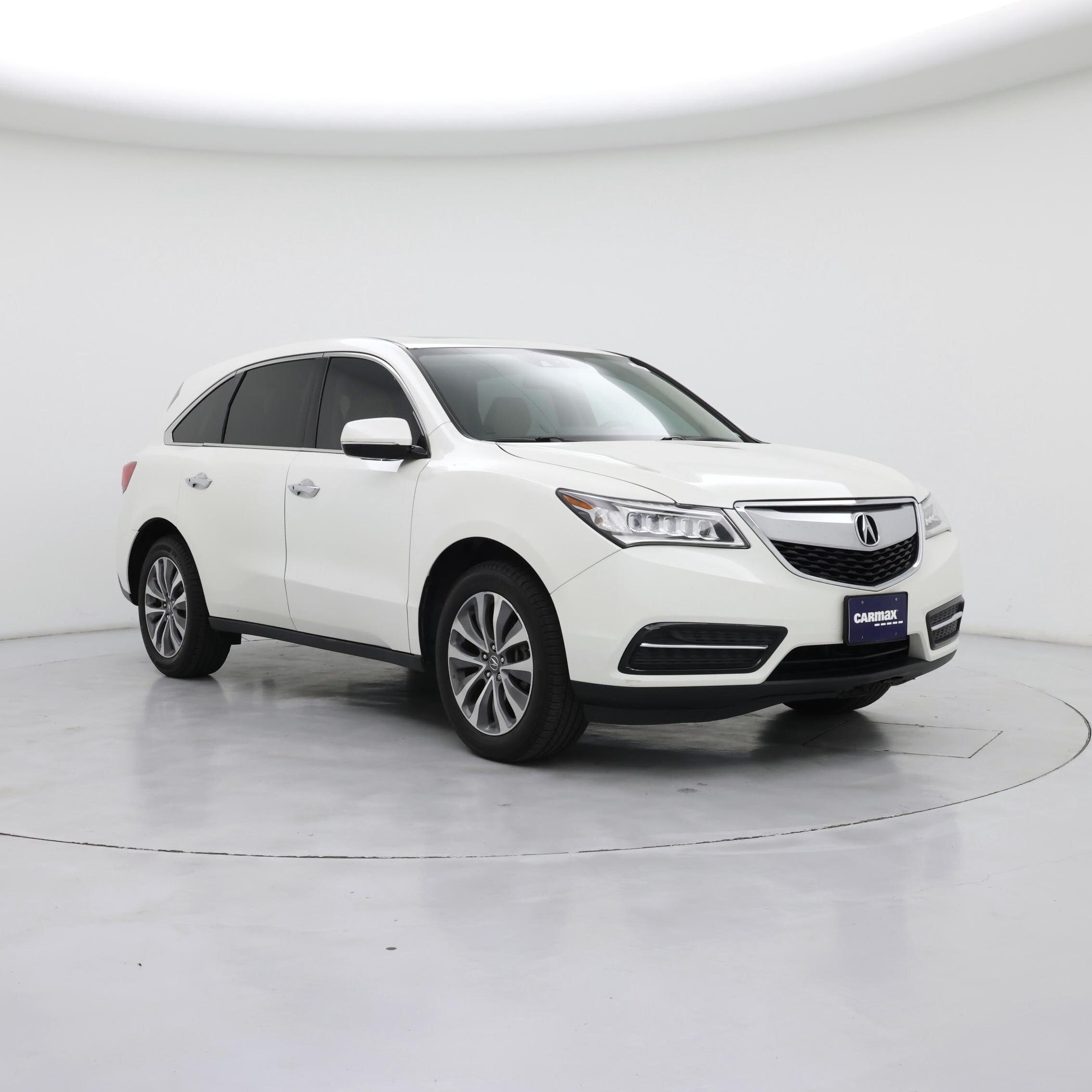 White 2015 Acura MDX SUV / Crossover  Automatic