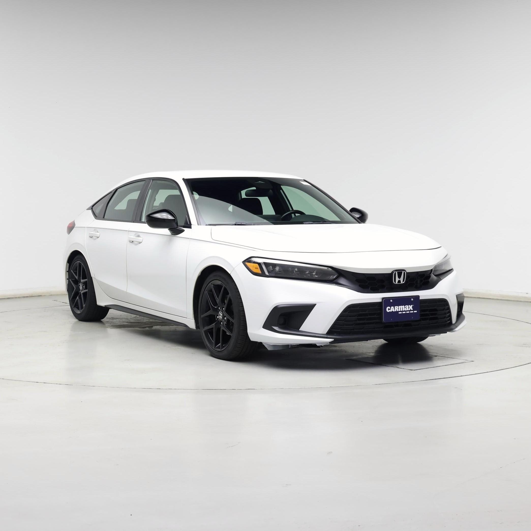White 2022 Honda Civic Hatchback Hatchback Front-Wheel Drive Automatic