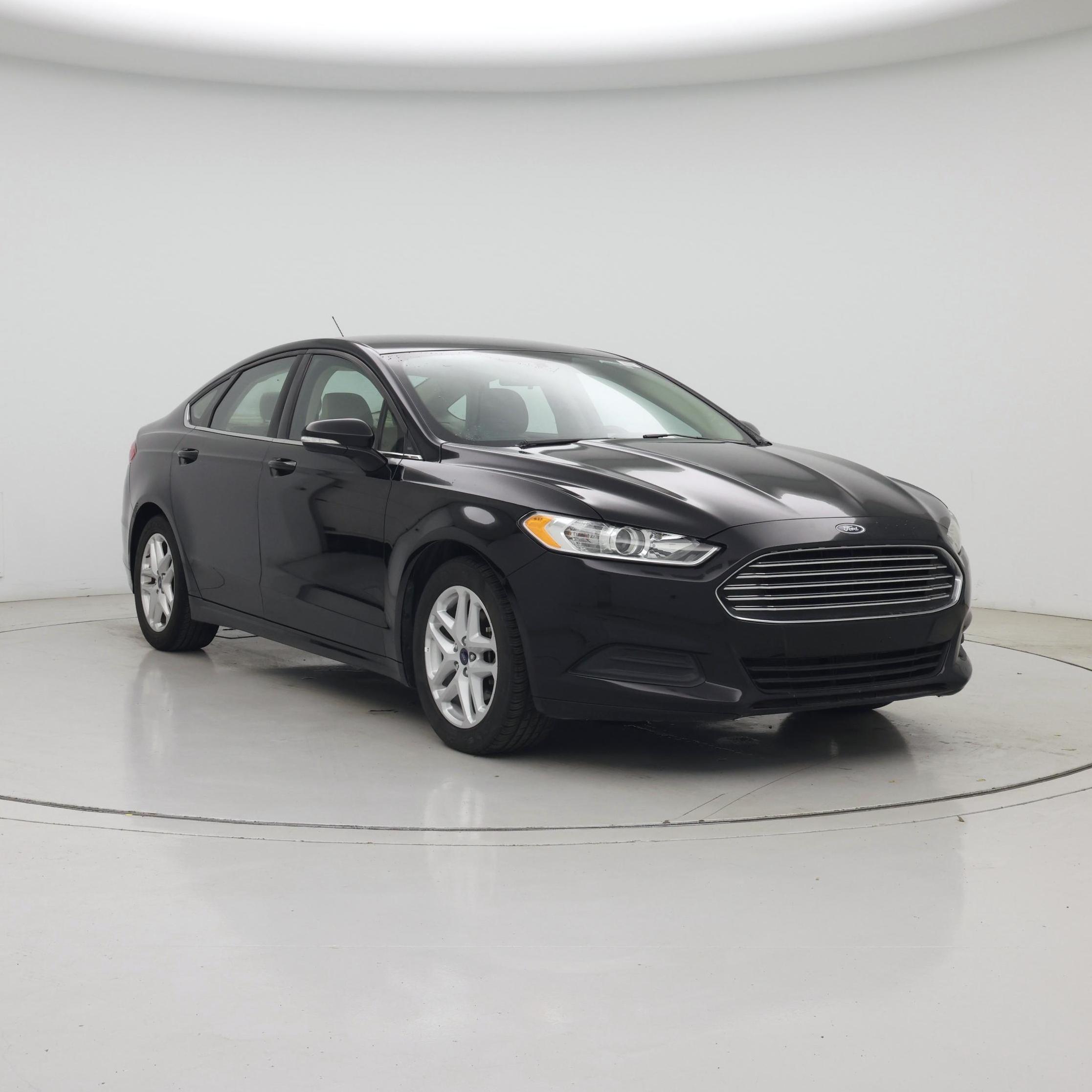 Black 2016 Ford Fusion Sedan Front-Wheel Drive Automatic