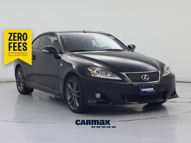 Black 2015 Lexus IS Convertible Rear-Wheel Drive Automatic