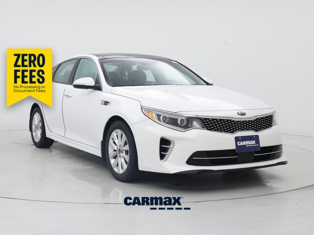 White 2017 Kia Optima Sedan Front-Wheel Drive Automatic