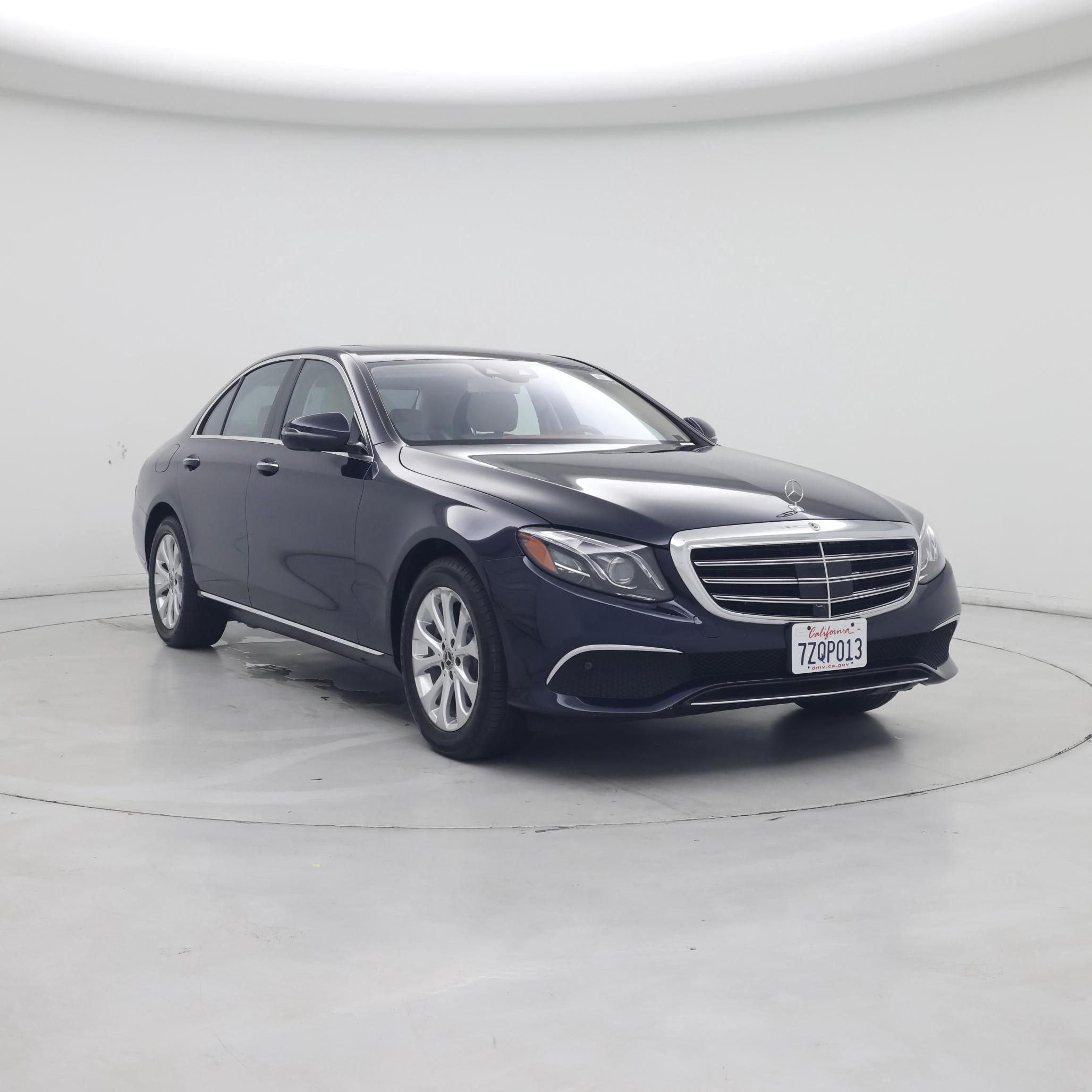 Blue 2018 Mercedes-Benz E-Class Sedan Rear-Wheel Drive Automatic