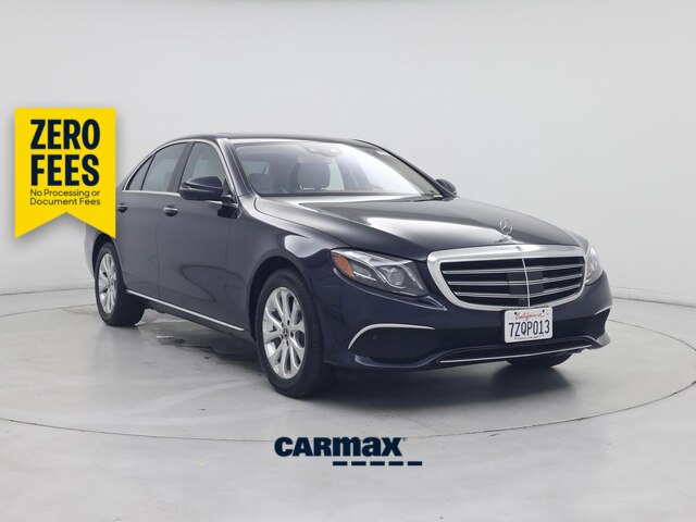 Blue 2018 Mercedes-Benz E-Class Sedan Rear-Wheel Drive Automatic