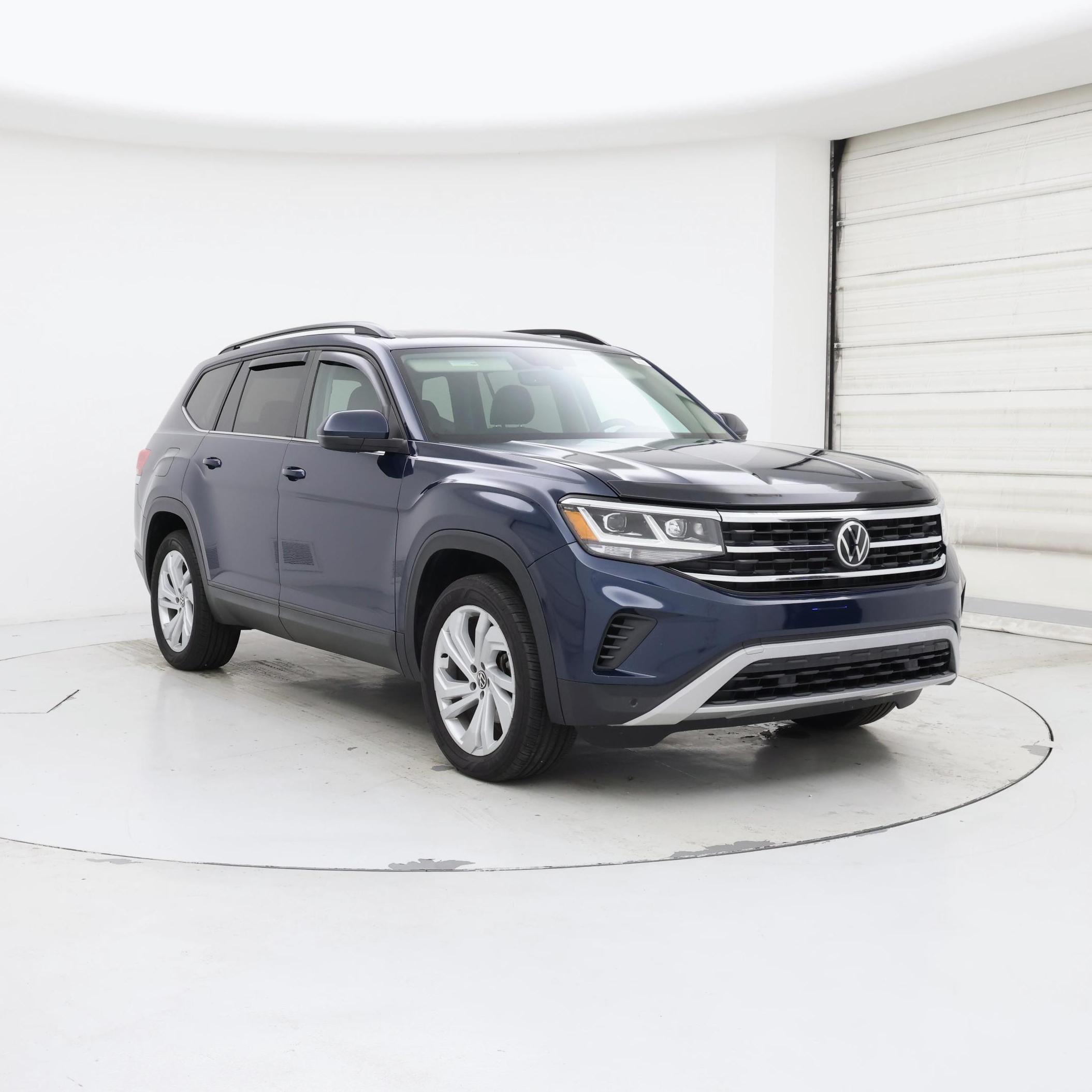 Blue 2021 Volkswagen Atlas SUV / Crossover Front-Wheel Drive Automatic