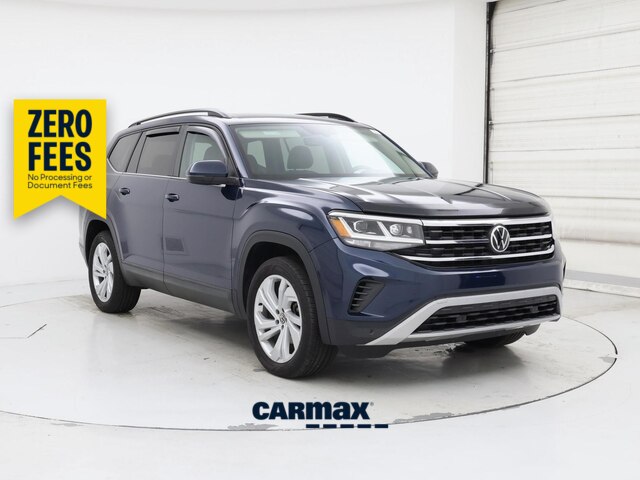 Blue 2021 Volkswagen Atlas SUV / Crossover Front-Wheel Drive Automatic