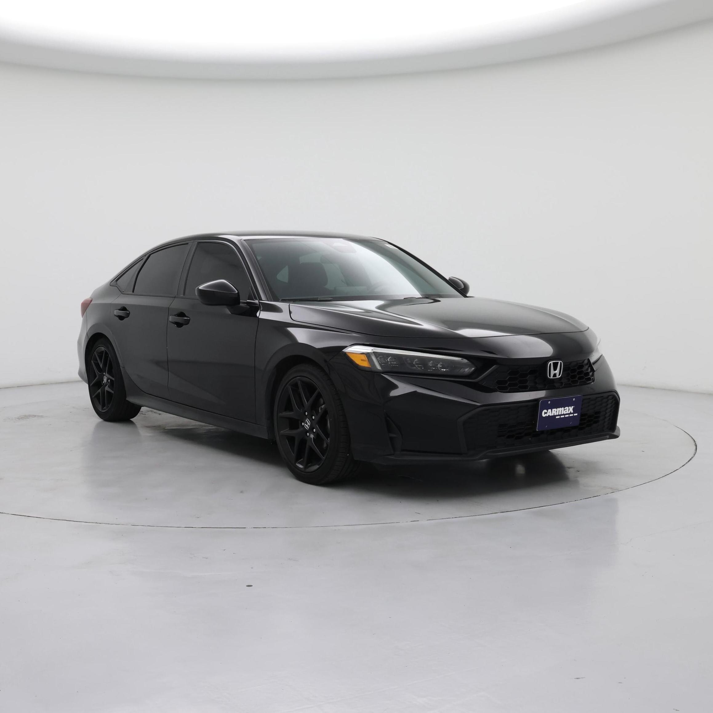 Black 2025 Honda Civic Sedan Front-Wheel Drive Automatic