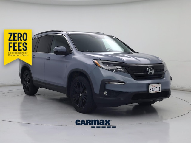 Gray 2022 Honda Pilot SUV / Crossover Front-Wheel Drive Automatic
