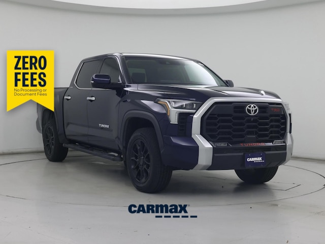 Blue 2023 Toyota Tundra Pickup Truck Four-Wheel Drive Automatic