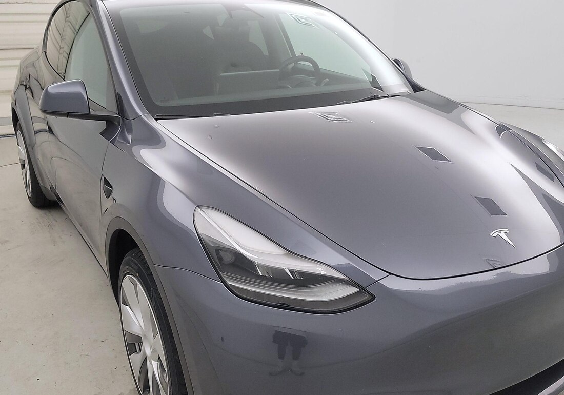 2023 Tesla Model Y Long Range All-Wheel Drive in Gray — CarMax photo