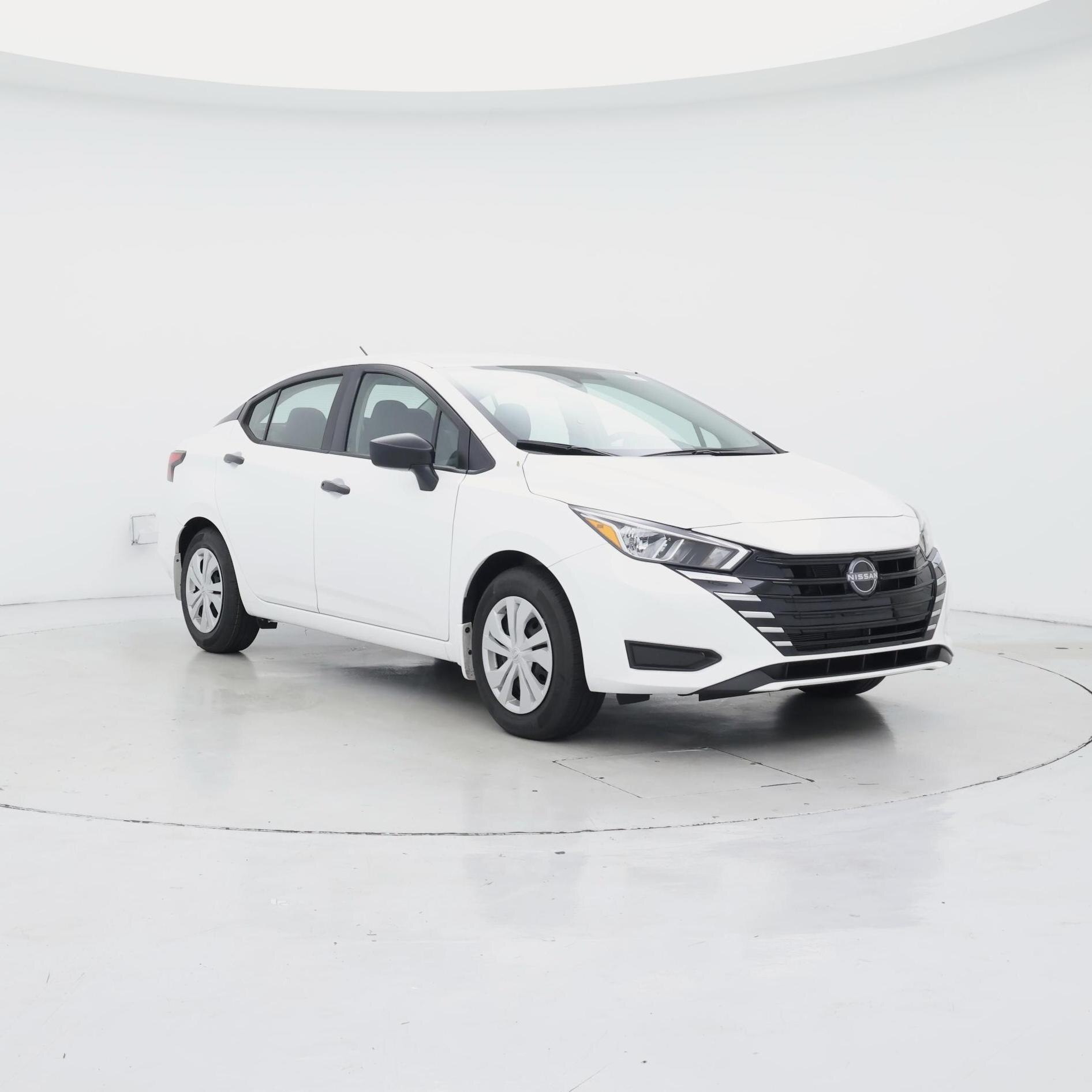 White 2024 Nissan Versa Sedan Front-Wheel Drive Manual
