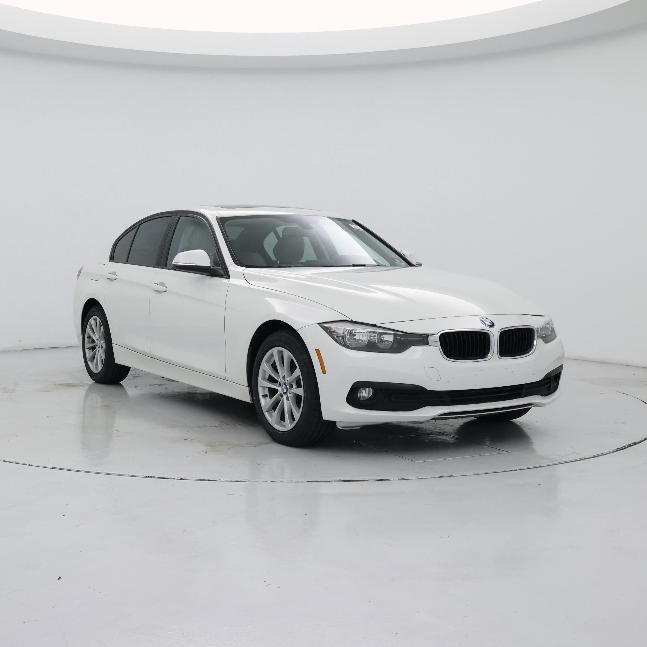 White 2017 BMW 3 Series Sedan All-Wheel Drive Automatic