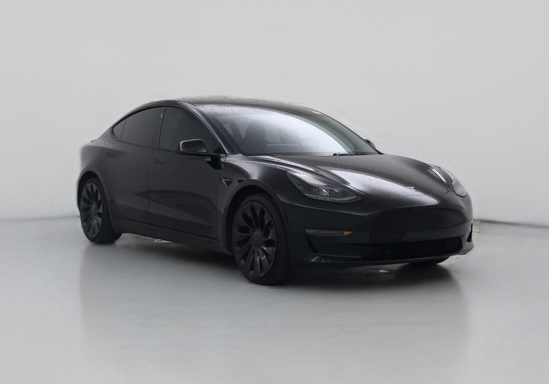 2023 Tesla Model 3 Performance in Black — CarMax photo