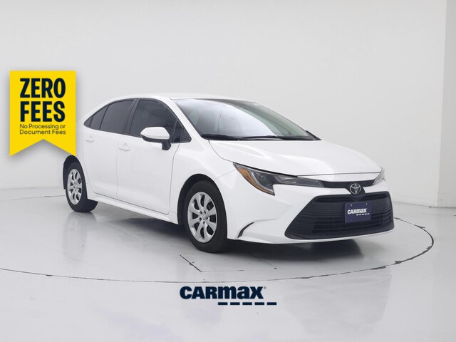 White 2025 Toyota Corolla Sedan Front-Wheel Drive Automatic