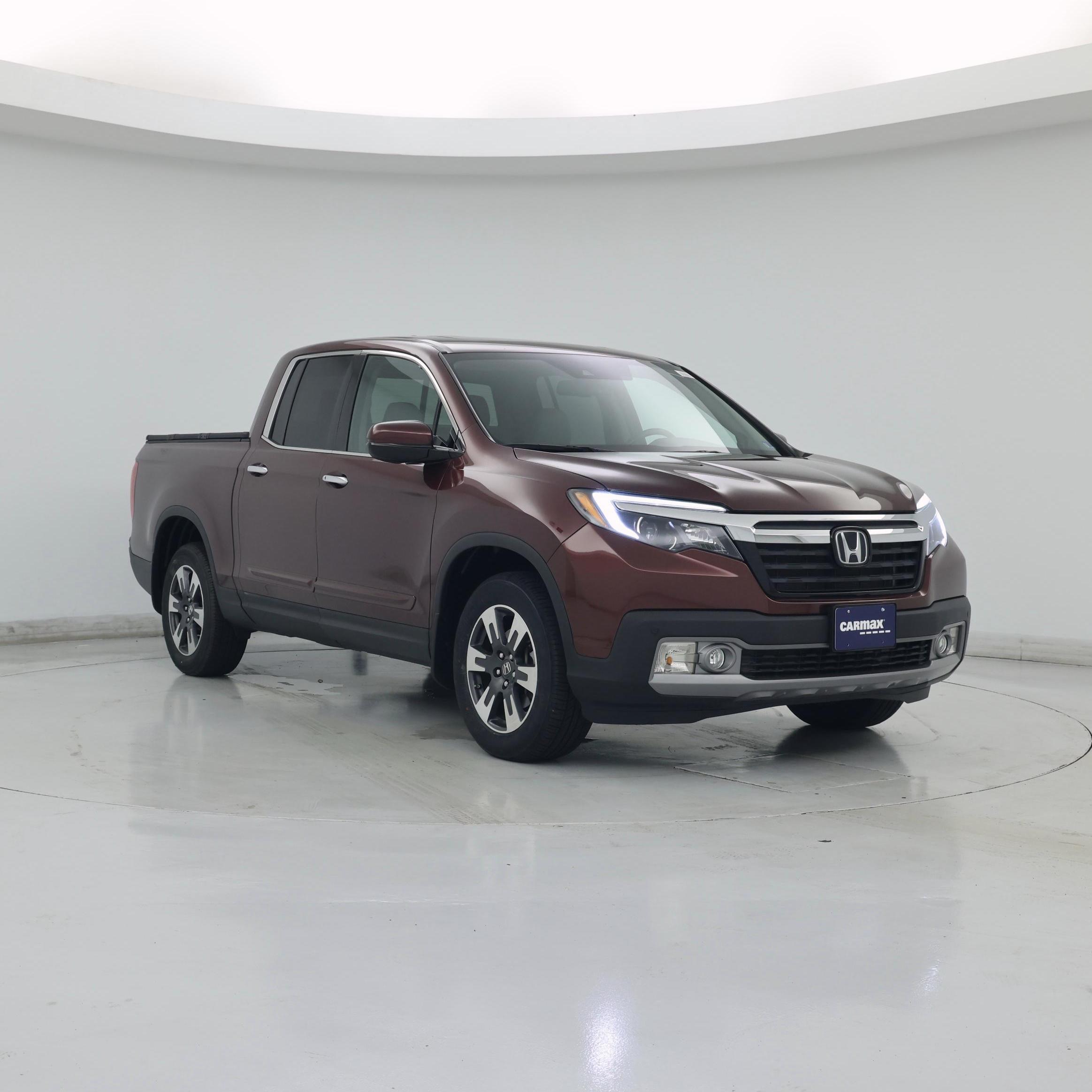 Red 2018 Honda Ridgeline Pickup Truck All-Wheel Drive Automatic