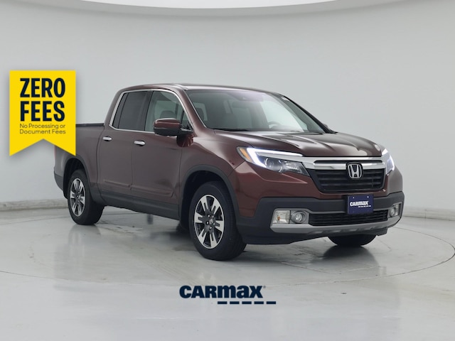 Red 2018 Honda Ridgeline Pickup Truck All-Wheel Drive Automatic
