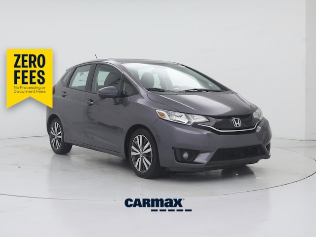 Gray 2015 Honda Fit Hatchback Front-Wheel Drive Automatic