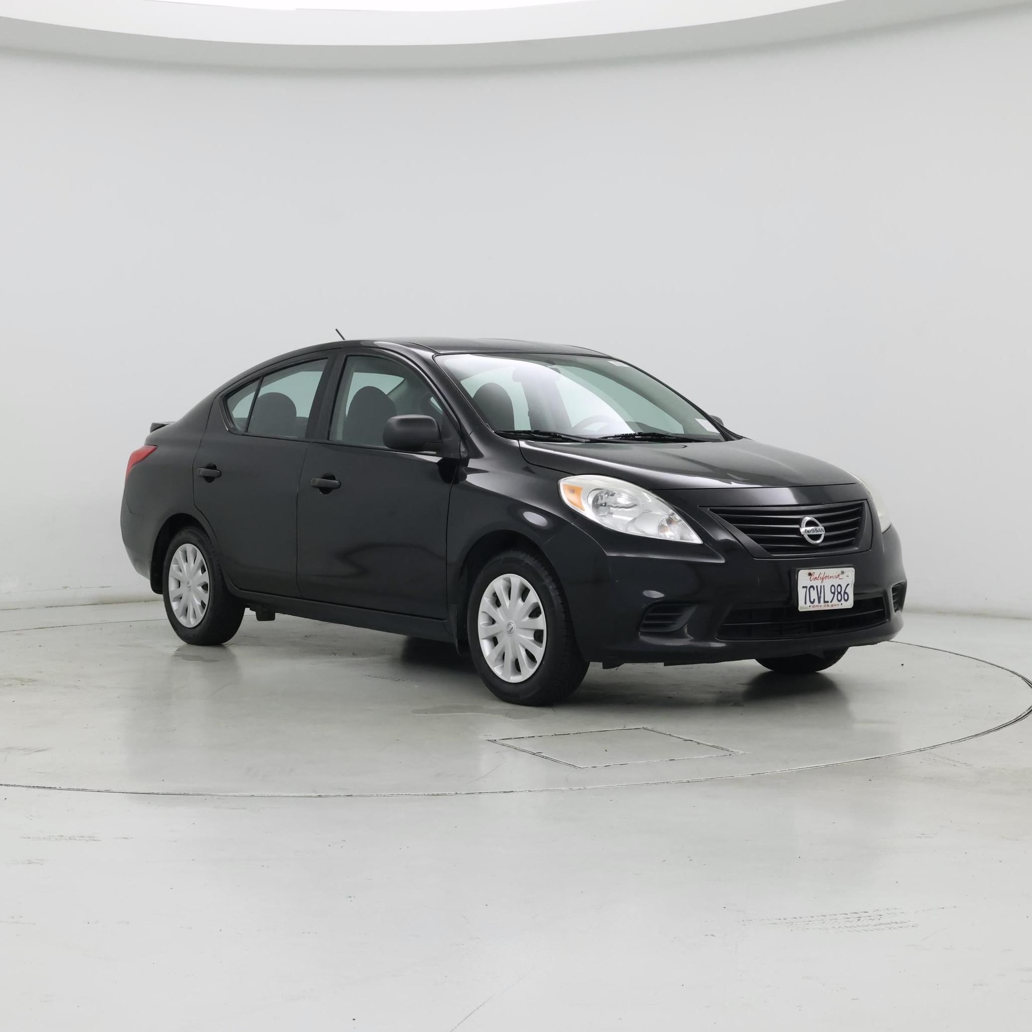 Black 2014 Nissan Versa Sedan  Automatic