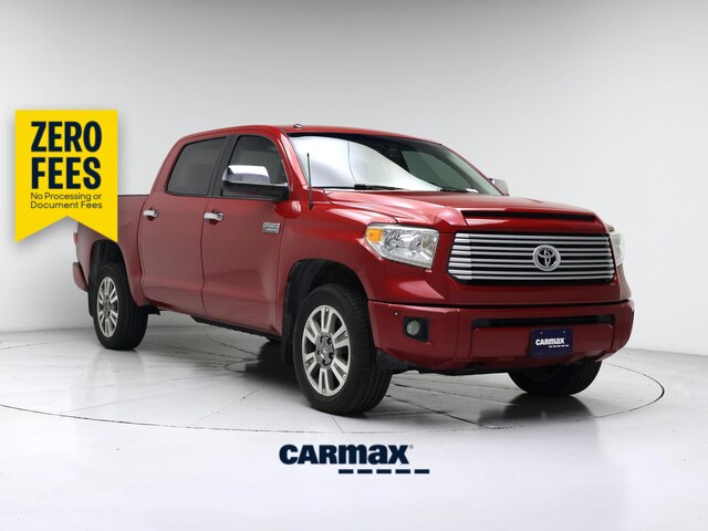 Red 2017 Toyota Tundra Pickup Truck Four-Wheel Drive Automatic