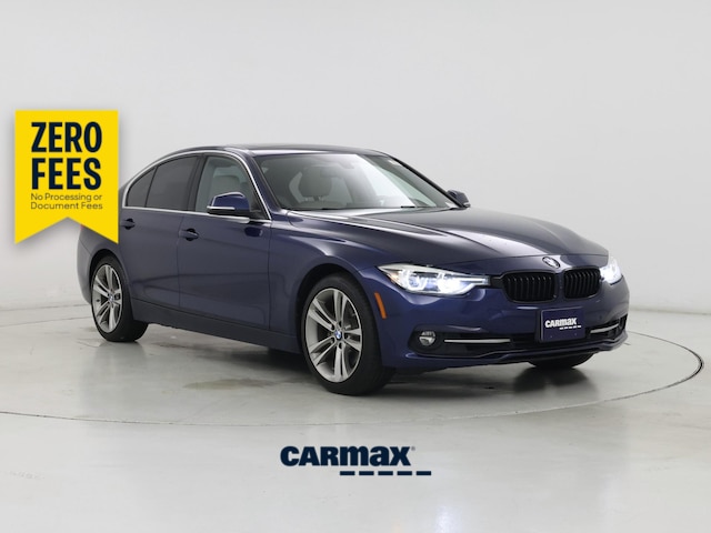 Blue 2017 BMW 3 Series Sedan Rear-Wheel Drive Automatic