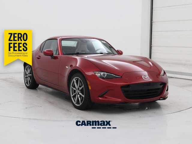 Red 2021 Mazda MX-5 Miata Convertible Rear-Wheel Drive Automatic