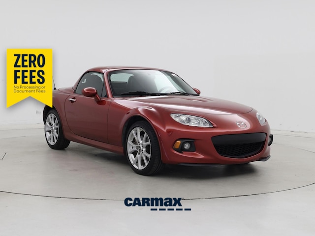 Red 2015 Mazda MX-5 Miata Convertible Rear-Wheel Drive Manual