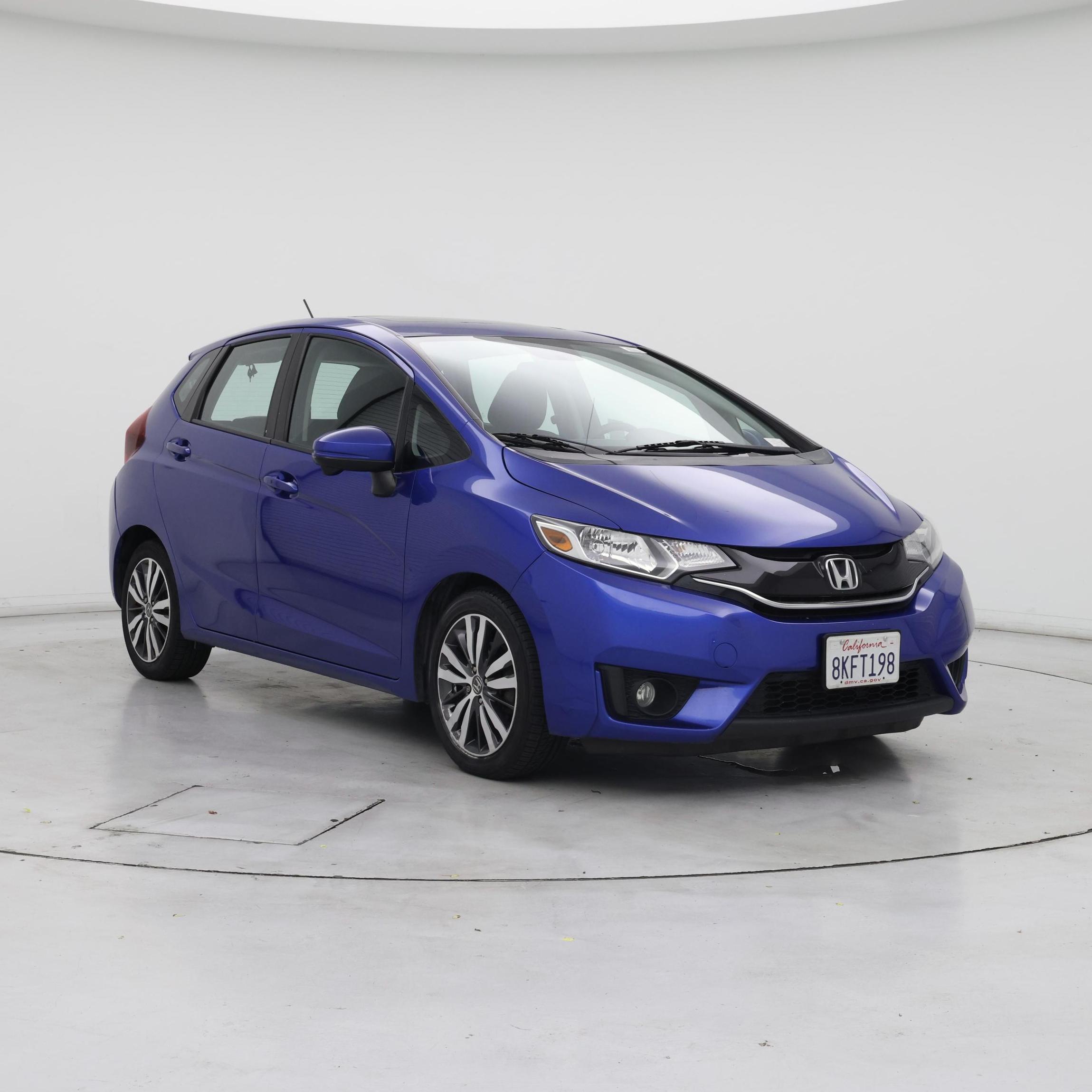 Blue 2015 Honda Fit Hatchback Front-Wheel Drive Automatic