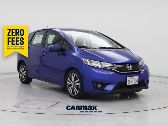 Blue 2015 Honda Fit Hatchback Front-Wheel Drive Automatic