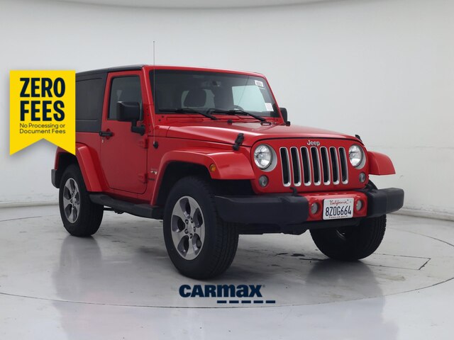 Red 2016 Jeep Wrangler SUV / Crossover Four-Wheel Drive Automatic