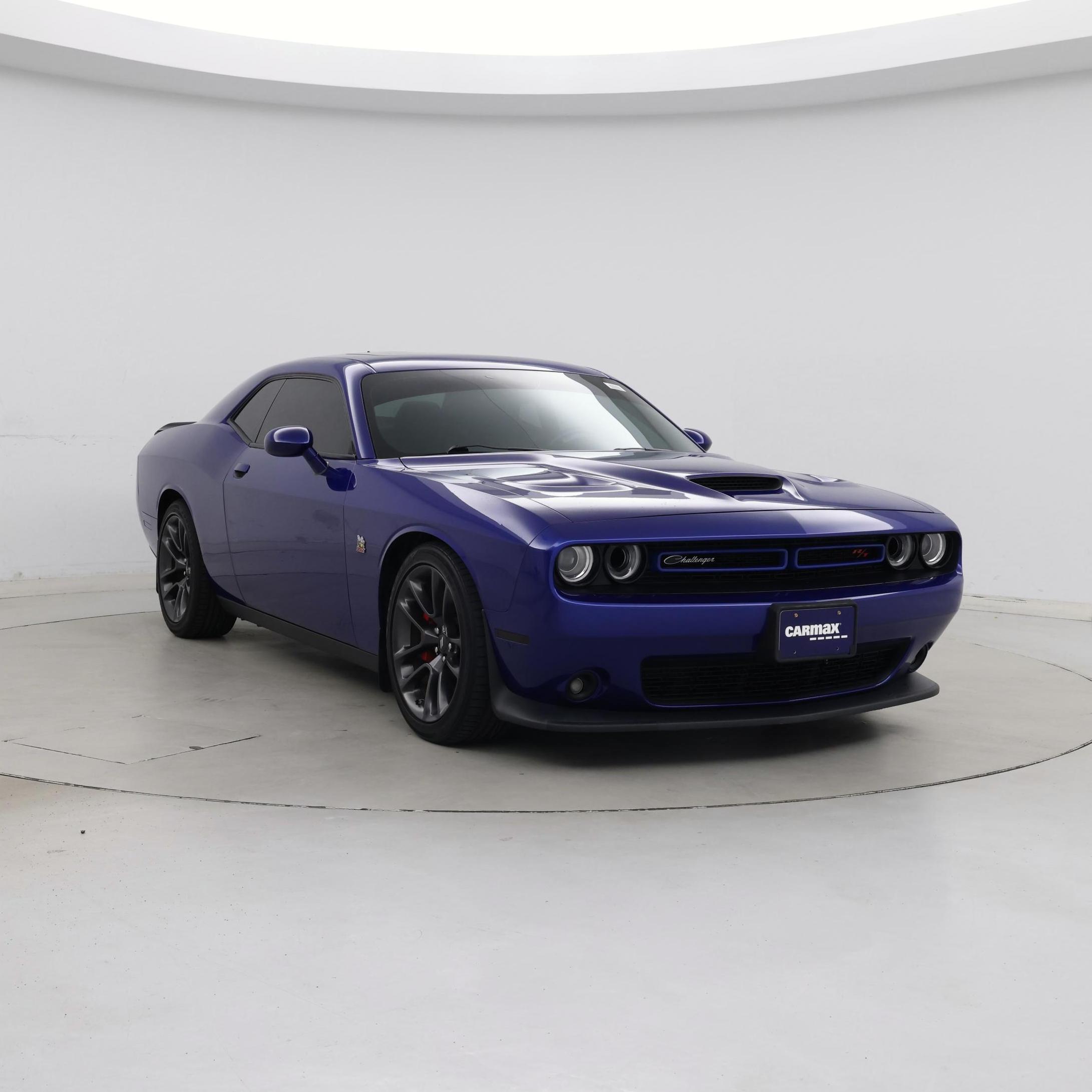 Blue 2022 Dodge Challenger Coupe Rear-Wheel Drive Automatic