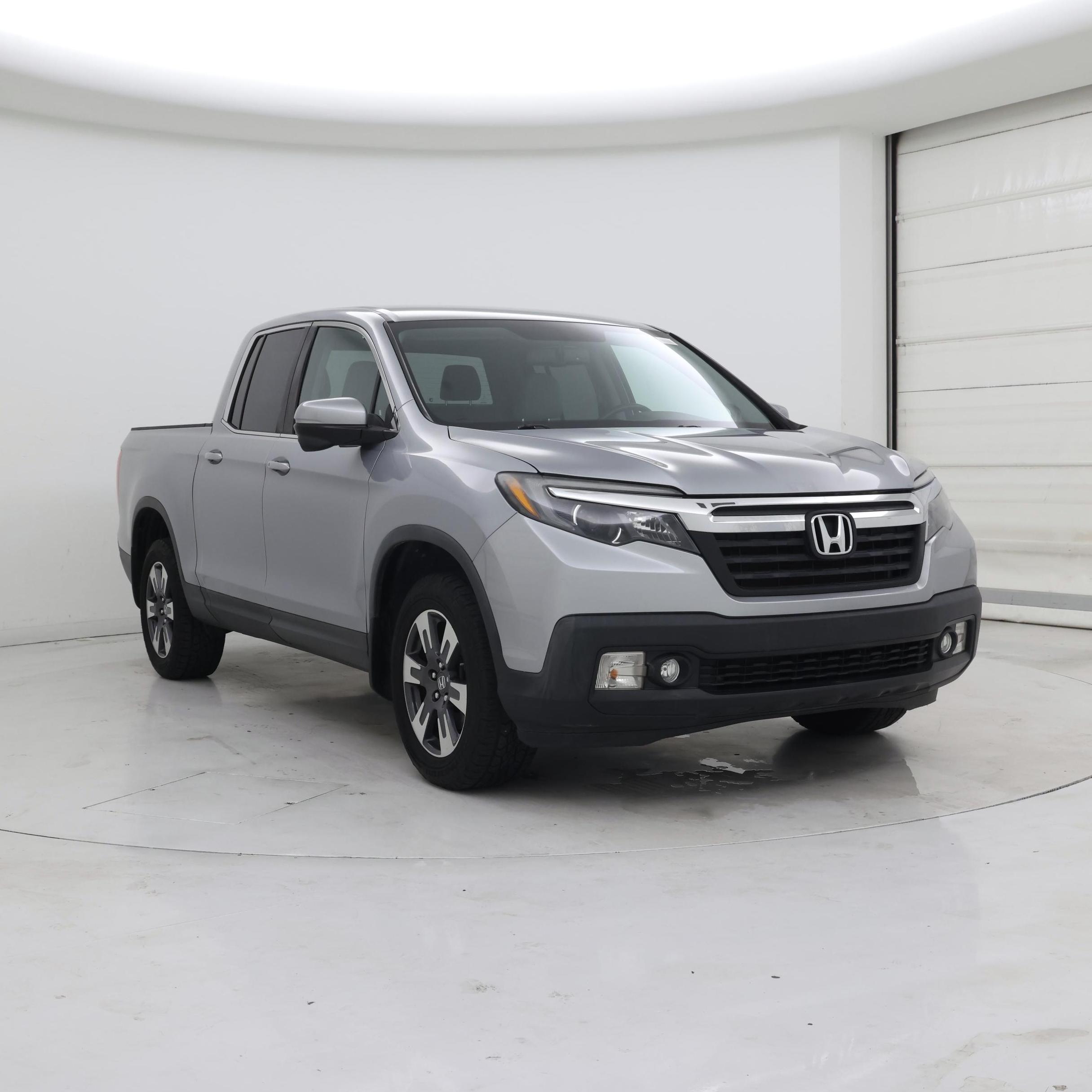 Silver 2018 Honda Ridgeline Pickup Truck All-Wheel Drive Automatic