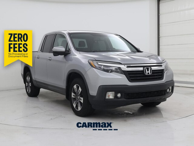 Silver 2018 Honda Ridgeline Pickup Truck All-Wheel Drive Automatic
