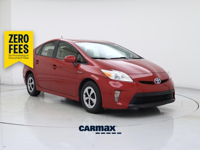 Red 2014 Toyota Prius Hatchback Front-Wheel Drive Automatic