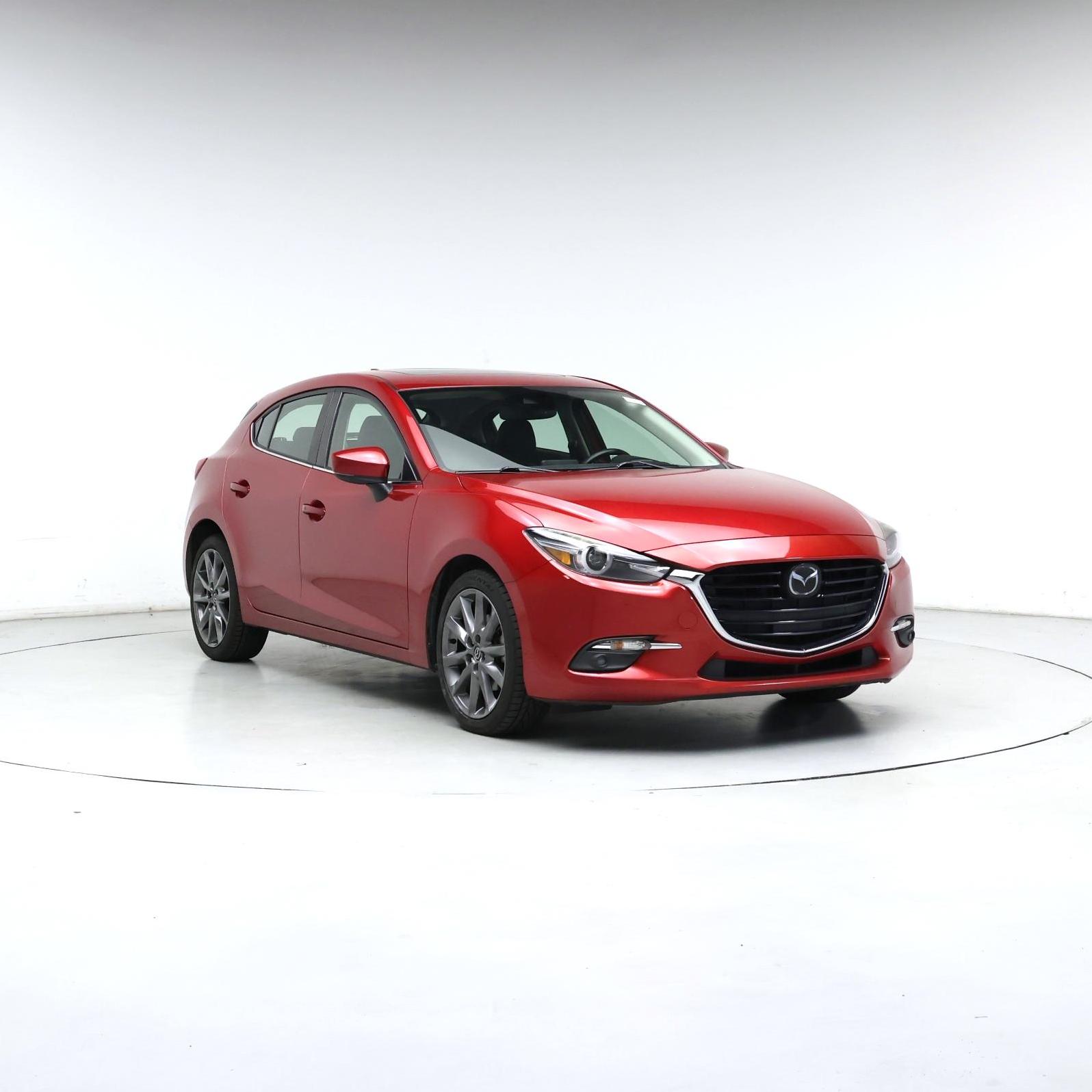 Red 2018 Mazda MAZDA3 Hatchback Front-Wheel Drive Automatic